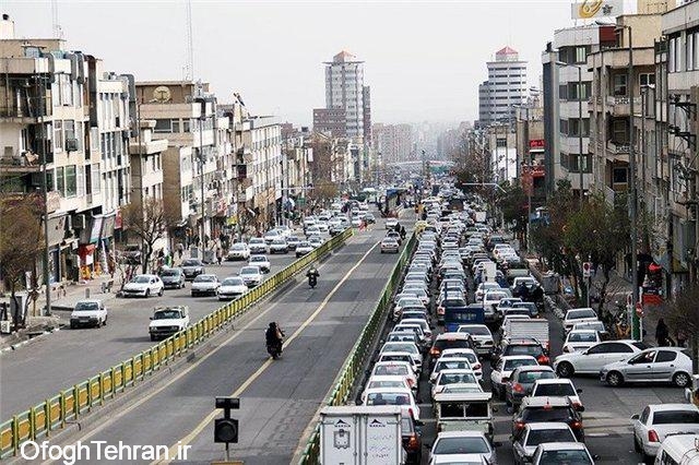 ترافیک سنگین پایتخت علی رغم شیوع کرونا