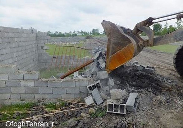 تخریب ۲۱ فقره ساخت و ساز غیرمجاز در شهرری