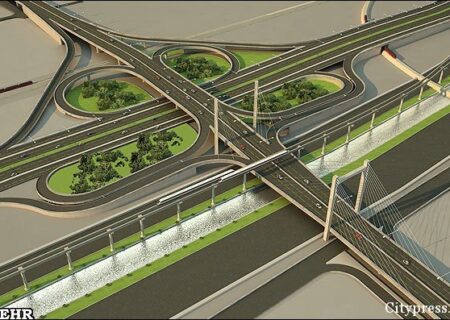 پیشرفت ۸۷ درصدی پروژه تکمیل پل‌های تقاطع ثامن