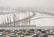 بارش برف و یخبندان در تهران