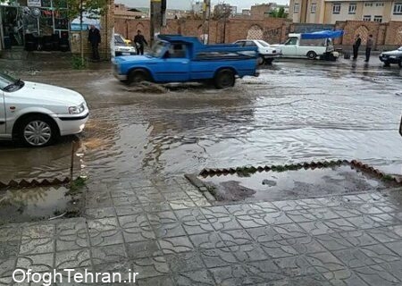 آخرین وضعیت آب‌گرفتگی خیابان‌های تهران