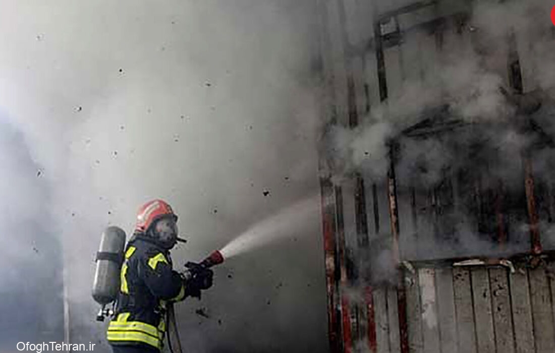 جرئیات آتش‌سوزی در خیابان ناصرخسرو تهران