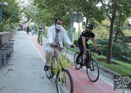 بوستان گفتگو به مسیر دوچرخه تجهیز شد