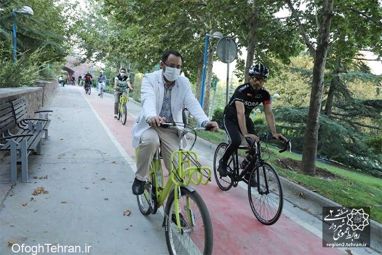 بوستان گفتگو به مسیر دوچرخه تجهیز شد