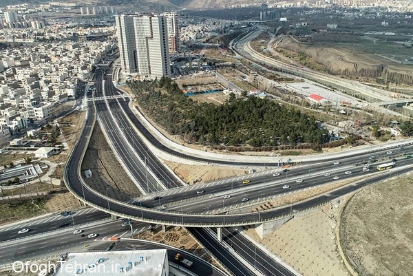 اصلاح ۹۸ تقاطع ناقص در تهران