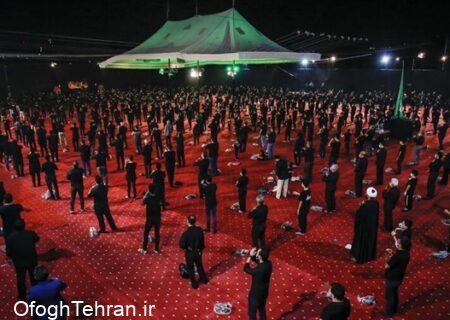 عزاداری حسینی در  در امام‌زاده صالح