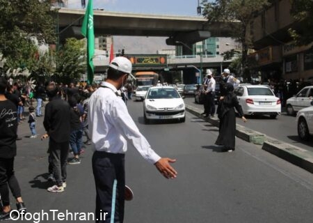 وضعیت ترافیک معابر پایتخت در روز عاشورای حسینی