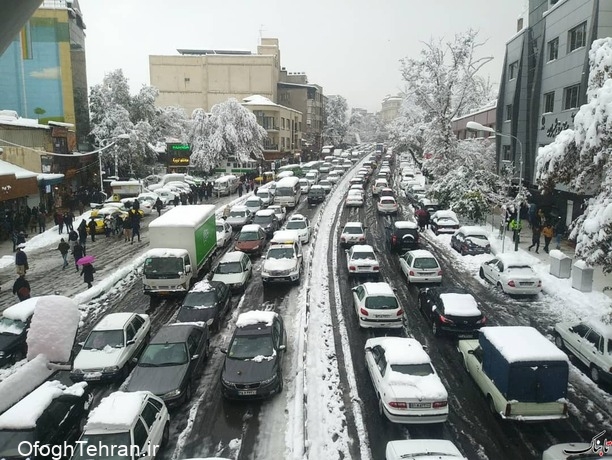 ترافیک سنگین در معابر پایتخت