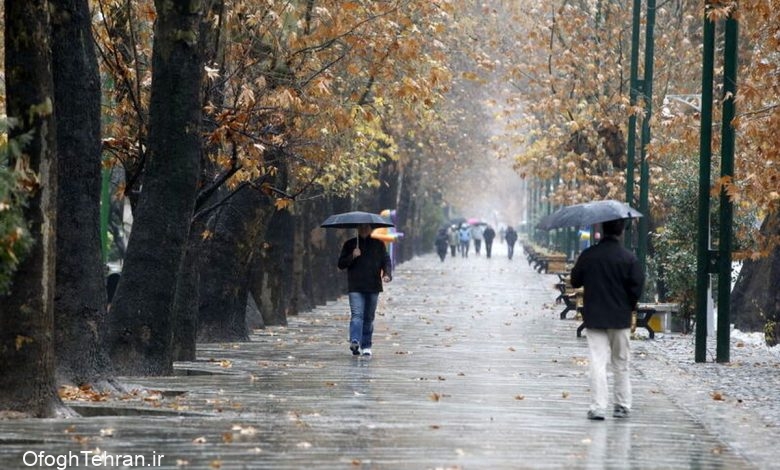 بارش پراکنده و کاهش دما از سه‌شنبه در تهران